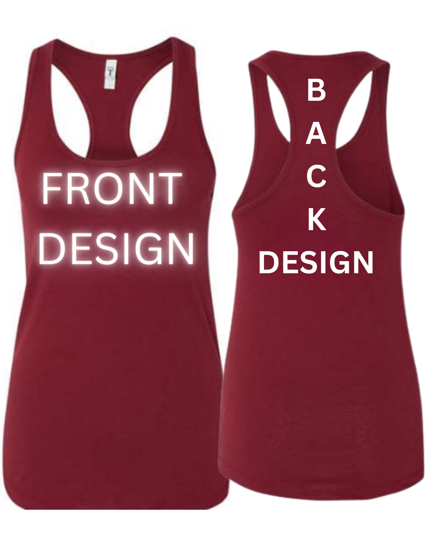 Custom Glitter Tank Top – Ideal Racerback | UBD