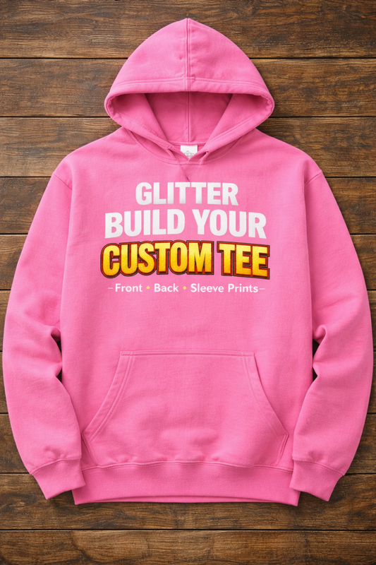Custom Glitter Hoodie – Choose Your Style | UBD