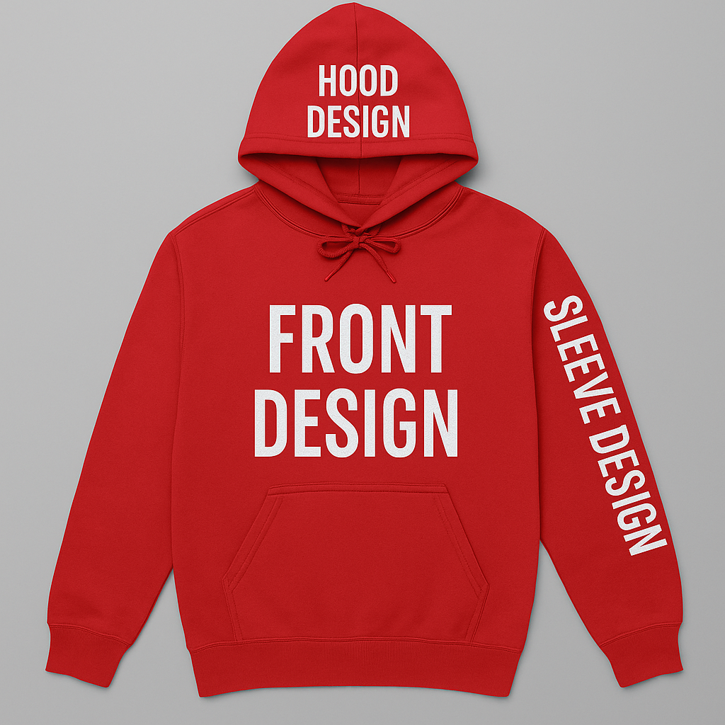 Custom Hoodie – Choose Your Style (Non-Glitter) | UBD