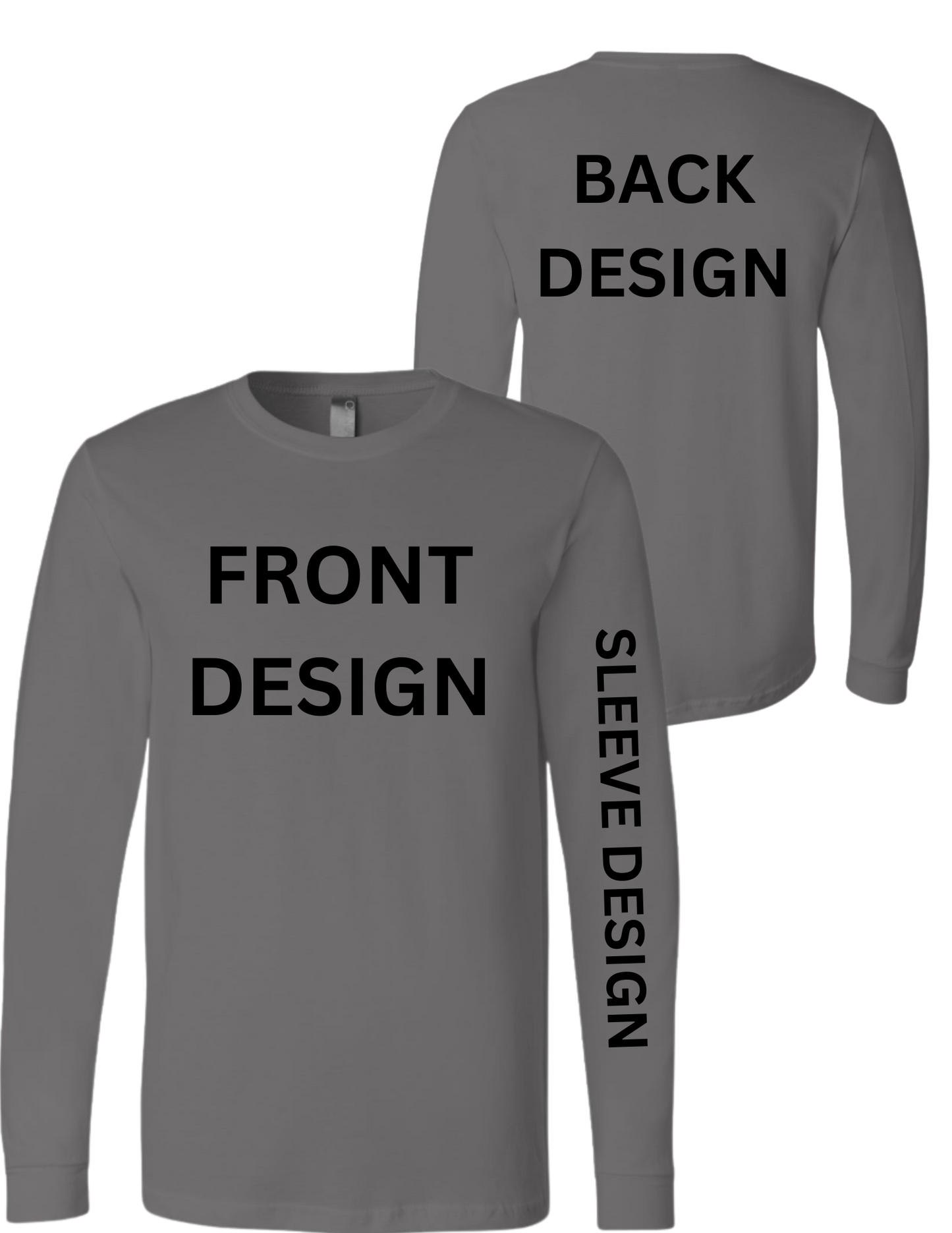 Custom DTF Long Sleeve Shirt – Choose Your Style | UBD
