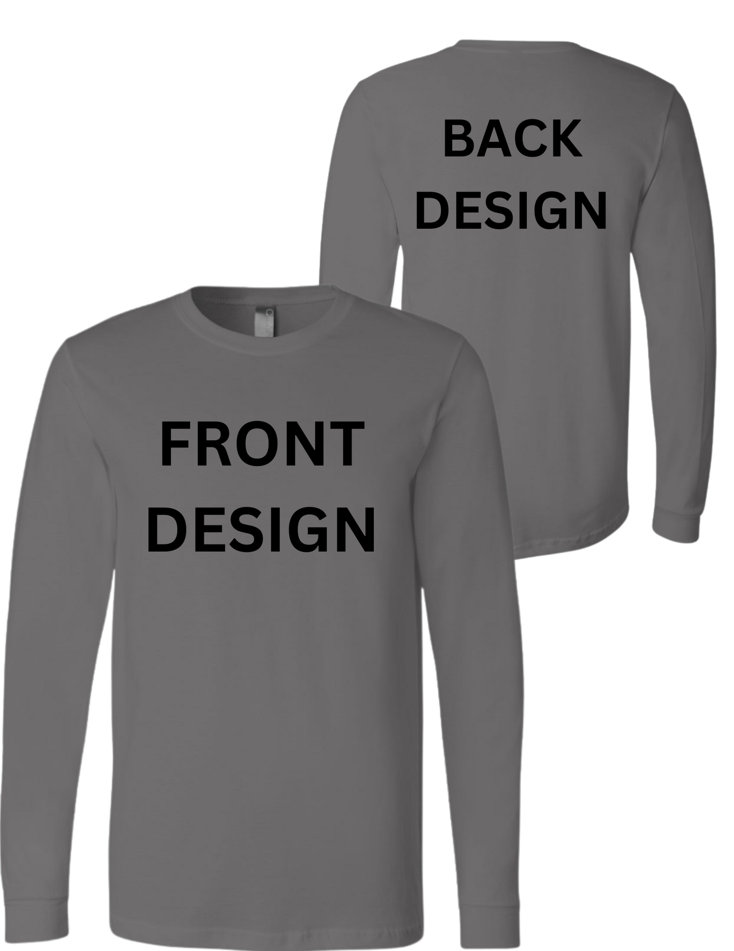 Custom DTF Long Sleeve Shirt – Choose Your Style | UBD