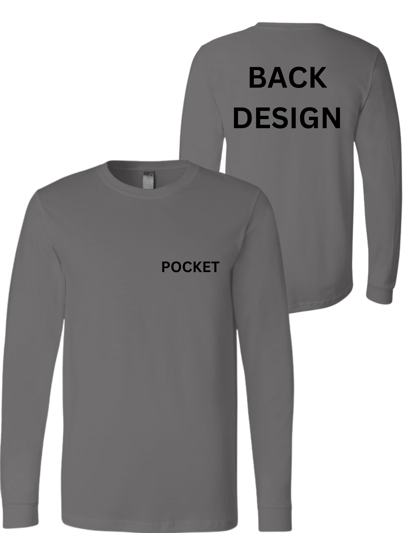 Custom DTF Long Sleeve Shirt – Choose Your Style | UBD