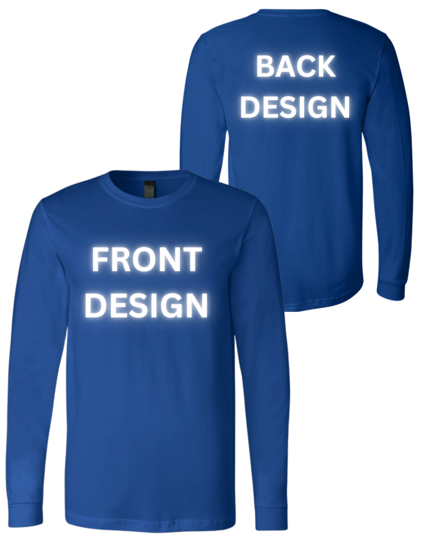 Custom Youth Glitter Long Sleeve Shirt – Choose Your Style | UBD