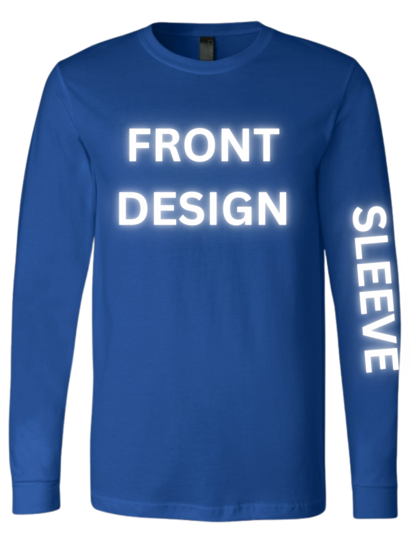 Custom Youth Glitter Long Sleeve Shirt – Choose Your Style | UBD