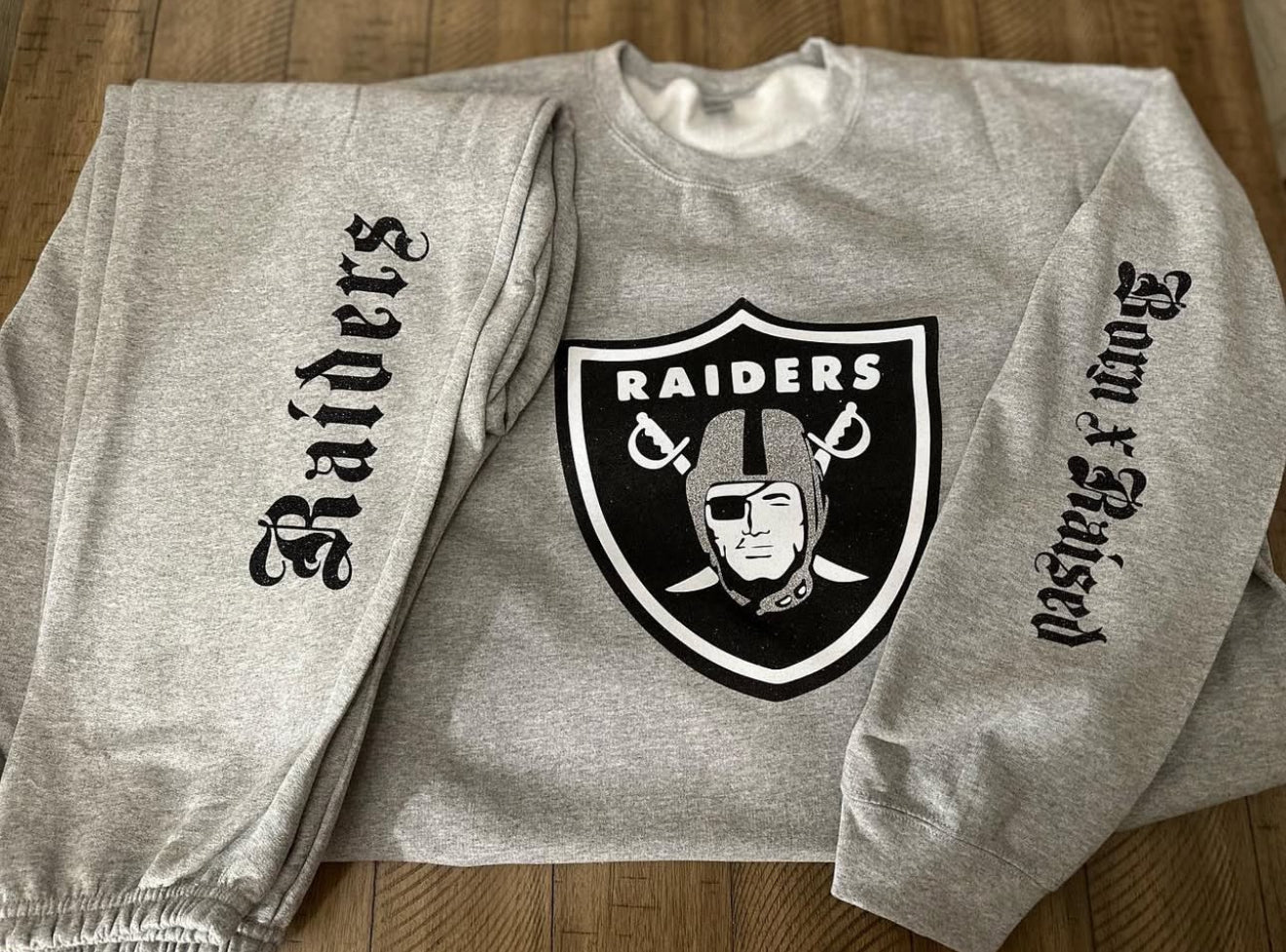 Custom Glitter Crewneck + Sweatpants Set ✨ | UBD