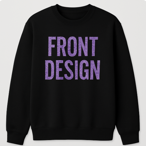 Custom Glitter Crewneck – Choose Your Style | UBD