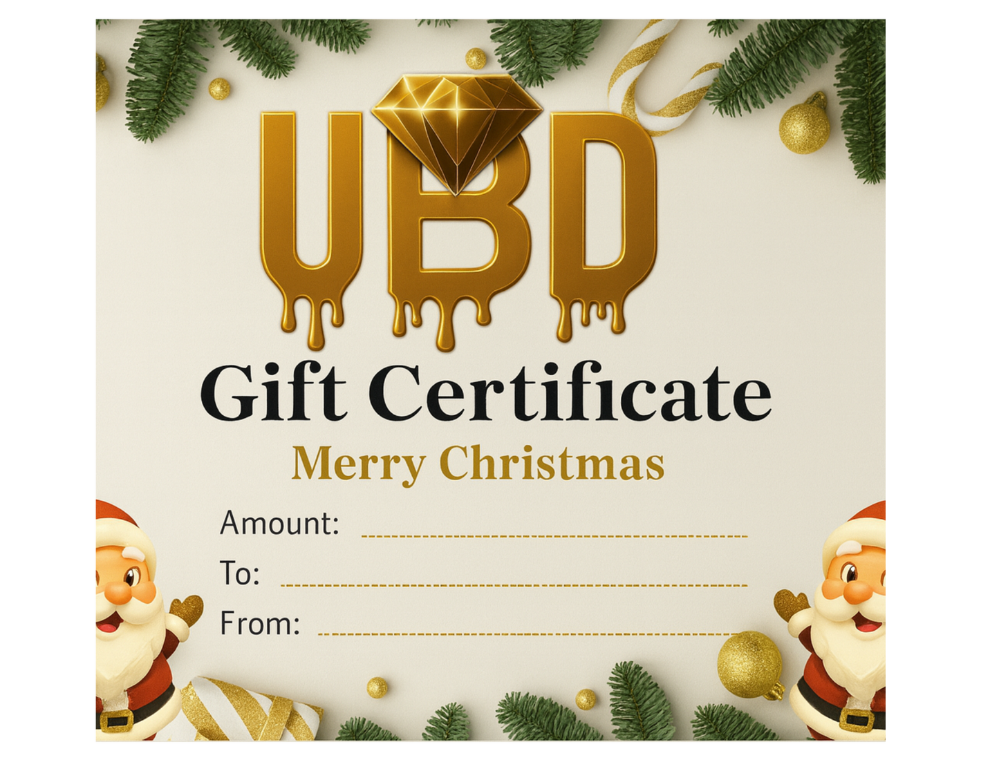 UBD Gift Certificate 🎁