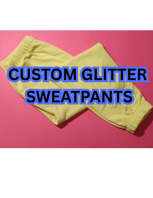 Youth Custom Glitter Sweats ✨ | UBD