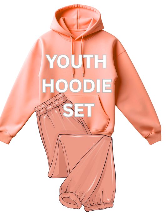 Youth Hoodie + Sweat Set (Glitter) ✨ | UBD