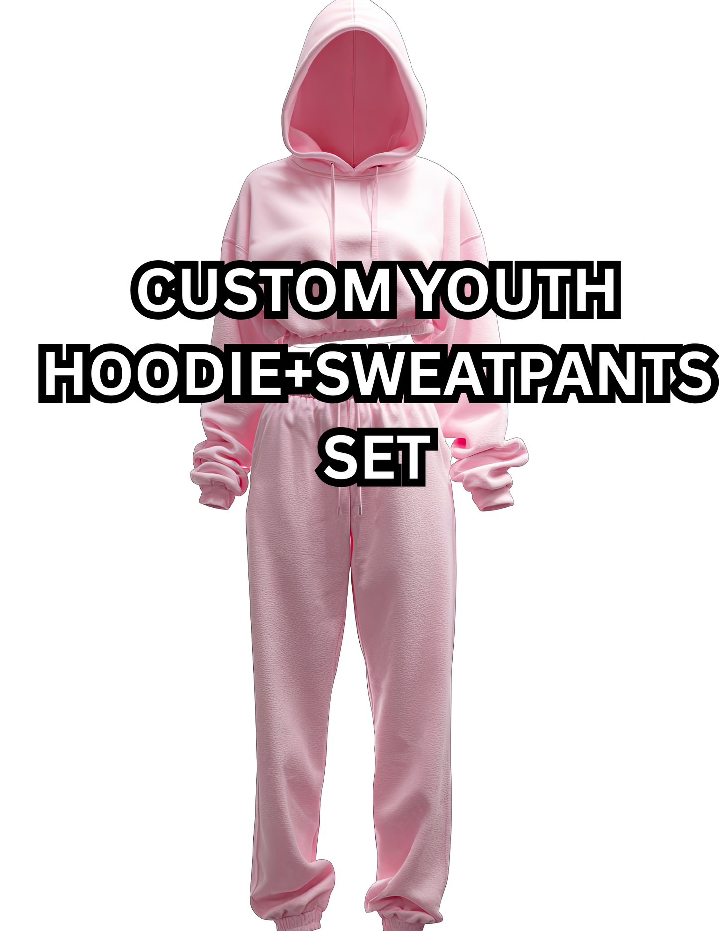 Youth Hoodie + Sweat Set (DTF Non-Glitter) | UBD